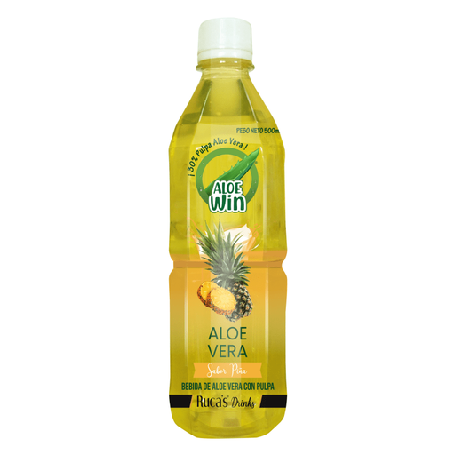 BEBIDA ALOE VERA SABOR PIÑA ALOE WIN 500 ML