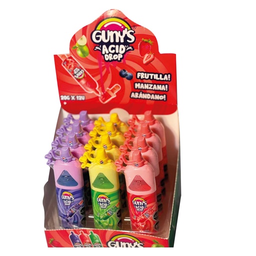 CARAMELOS ACID DROP GUNYS 20 Grs.