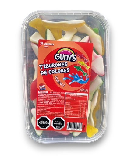 GOMITAS TIBURON BRILLO GUNYS 300 Grs.