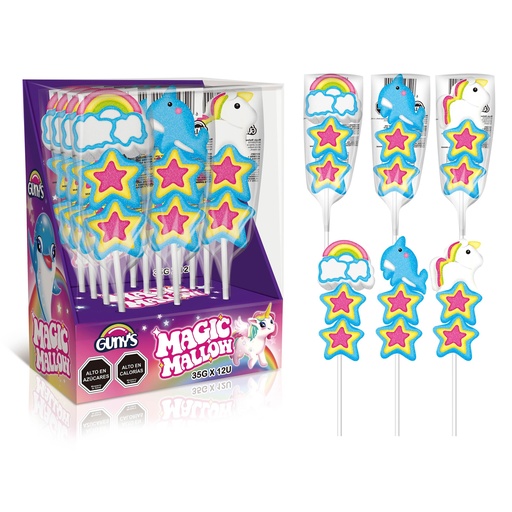 MARSHMALLOW MAGIC MALLOW POP GUNYS 35 Grs.