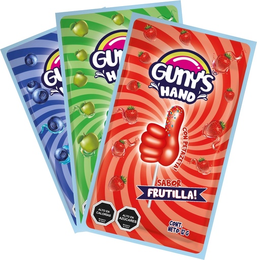 PALETA HAND PETA ZETA GUNYS 12 Grs.