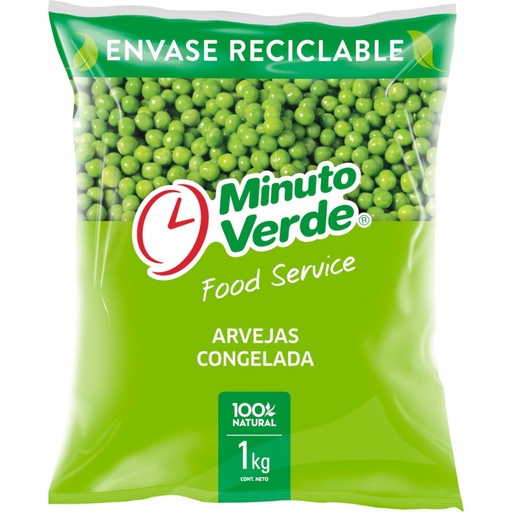 ARVEJAS CONGELADAS MINUTO VERDE 1 Kilo