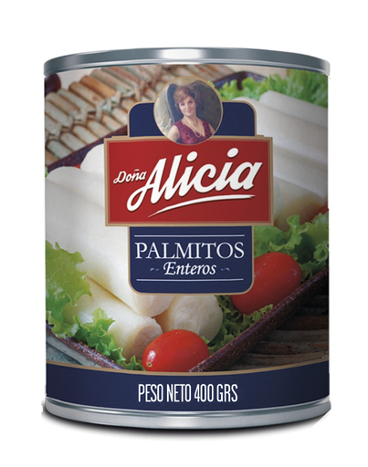 PALMITOS ENTEROS DOÑA ALICIA 400 Grs.