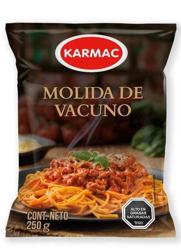 MOLIDA DE VACUNO FP KARMAC 250 Grs.