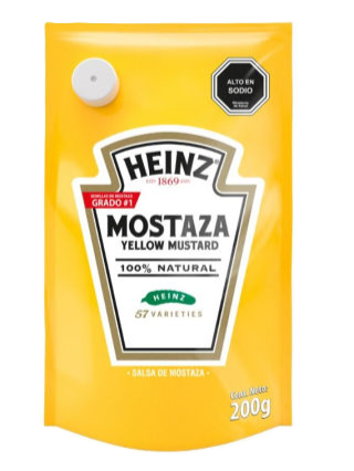 MOSTAZA FLEX HEINZ 200 Grs.