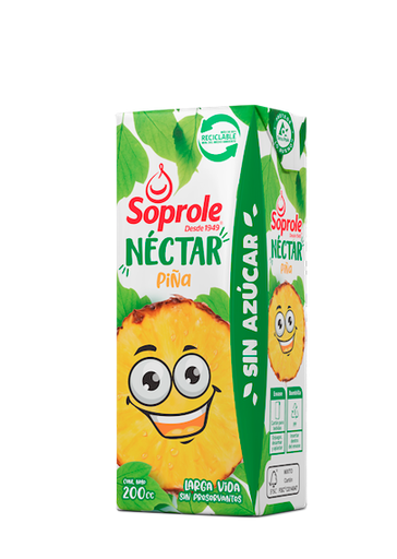 JUGO NÉCTAR PIÑA BOMBILLIN SOPROLE 200 ML