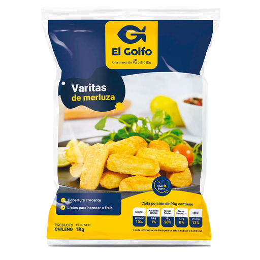 VARITAS REBOZADAS MERLUZA EL GOLFO 1 Kilo