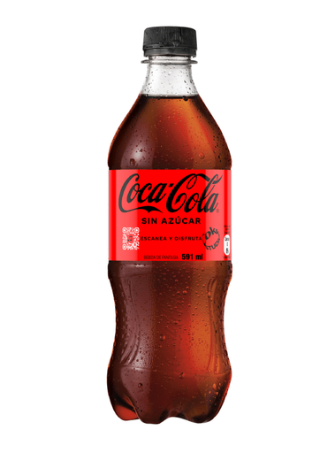 BEBIDA PET S/AZUCAR COCA-COLA 591 CC