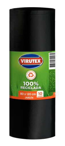BOLSA DE BASURA BIO ROLLO CLASICA VIRUTEX 80 x 120 10 U.